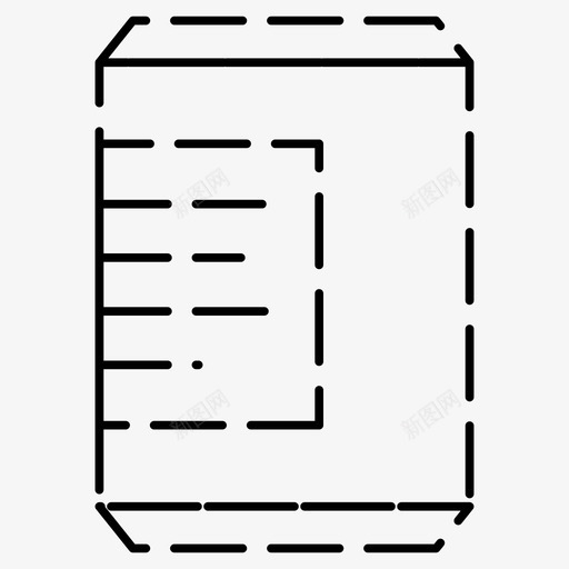 罐头汽水罐饮料虚线图标svg_新图网 https://ixintu.com 图标 水罐 汽水 罐头 虚线 饮料