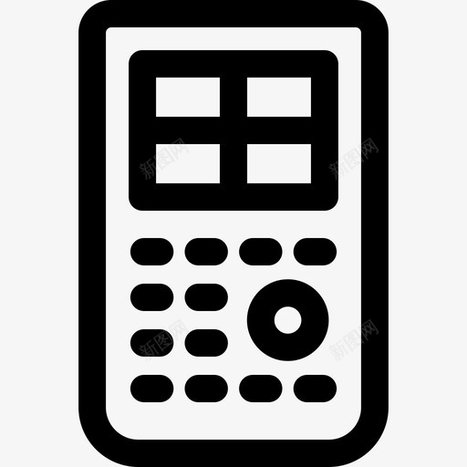 计算器高中21线性图标svg_新图网 https://ixintu.com 线性 计算器 高中