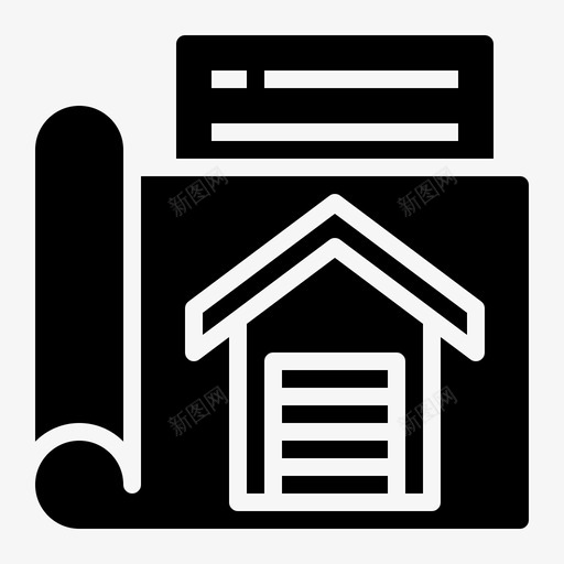 蓝图工程93填充图标svg_新图网 https://ixintu.com 填充 工程 蓝图