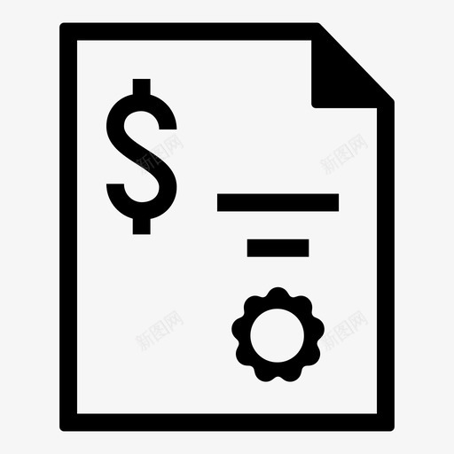 合同契约业务和销售图标svg_新图网 https://ixintu.com 业务 合同 契约 销售