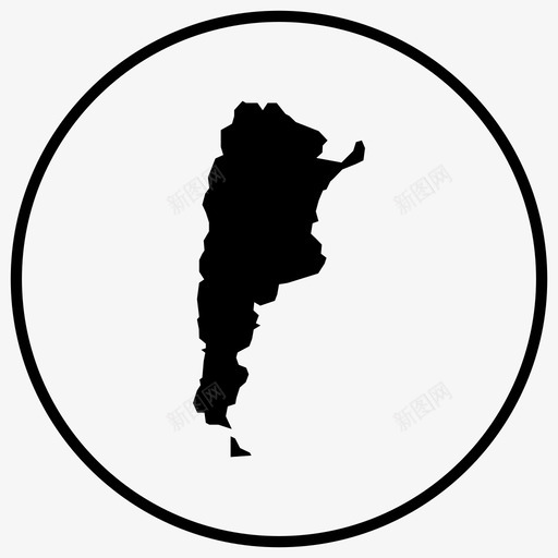 阿根廷地图布宜诺斯艾利斯国家图标svg_新图网 https://ixintu.com 南美洲 国家 地图 布宜诺斯艾利斯 阿根廷