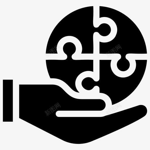 问题解决业务计划业务解决方案图标svg_新图网 https://ixintu.com 业务 公司 决策 合作 团队 字形 管理 解决 解决方案 计划 问题