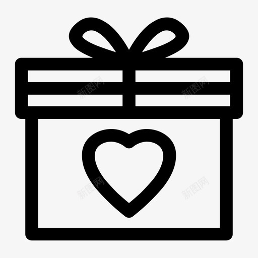 礼物纪念日爱情图标svg_新图网 https://ixintu.com 婚礼 爱情 礼物 纪念日