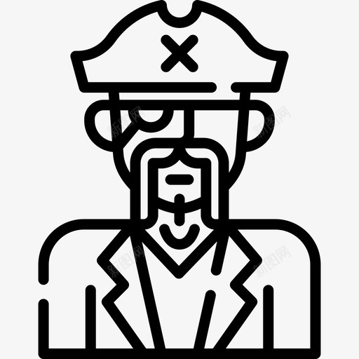 海盗奇幻人物24直系图标svg_新图网 https://ixintu.com 人物 奇幻 海盗 直系