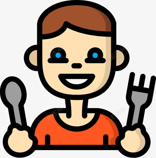 饮食晨间常规30线性颜色图标svg_新图网 https://ixintu.com 常规 晨间 线性 颜色 饮食