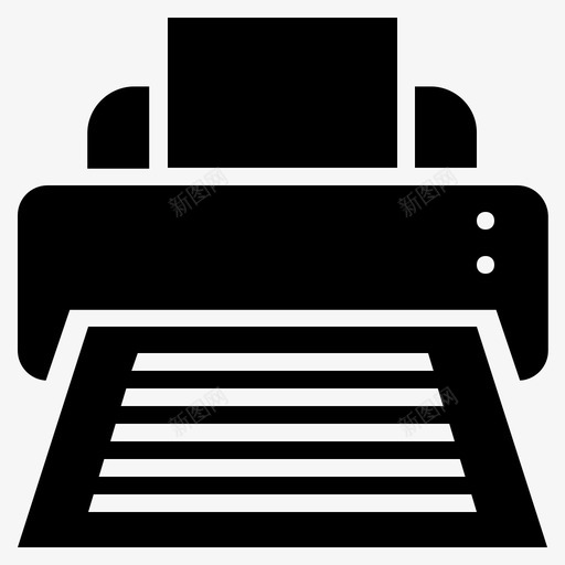 打印机配件计算机图标svg_新图网 https://ixintu.com 打印机 硬件 计算机 输出 配件