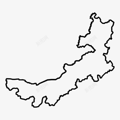 内蒙古自治区中国省内蒙古图标svg_新图网 https://ixintu.com 中国 中国省 内蒙古 内蒙古自治区 各省 地图