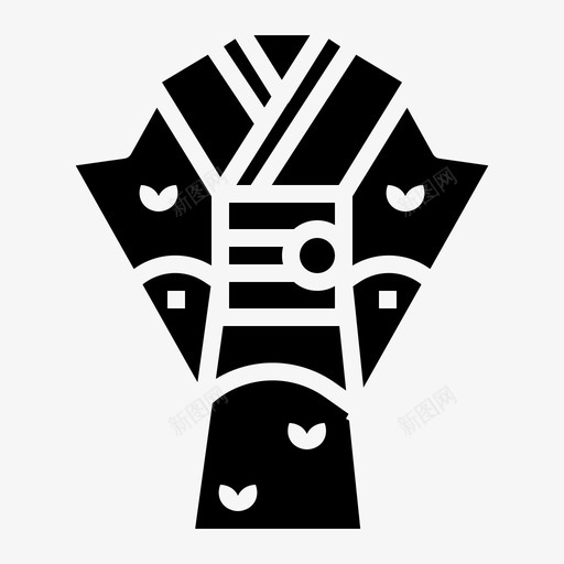 和服日本104填充图标svg_新图网 https://ixintu.com 和服 填充 日本