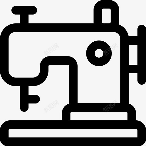 缝纫机缝82直线图标svg_新图网 https://ixintu.com 直线 缝纫机