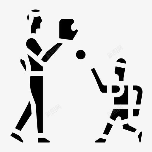 棒球56家加油图标svg_新图网 https://ixintu.com 56家 加油 棒球