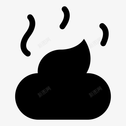 臭屎图标svg_新图网 https://ixintu.com