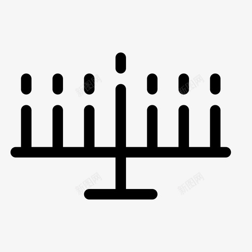 基纳拉非洲蜡烛图标svg_新图网 https://ixintu.com 原则 基纳拉 宽扎节 文化 节日庆典 蜡烛 非洲