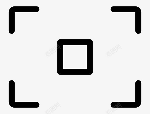 缩放聚焦目标图标svg_新图网 https://ixintu.com 界面 目标 缩放 聚焦