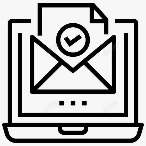 在线邮箱数字邮箱电子邮件图标svg_新图网 https://ixintu.com ui ux 图标 在线 应用程序 数字 电子邮件 界面 邮箱