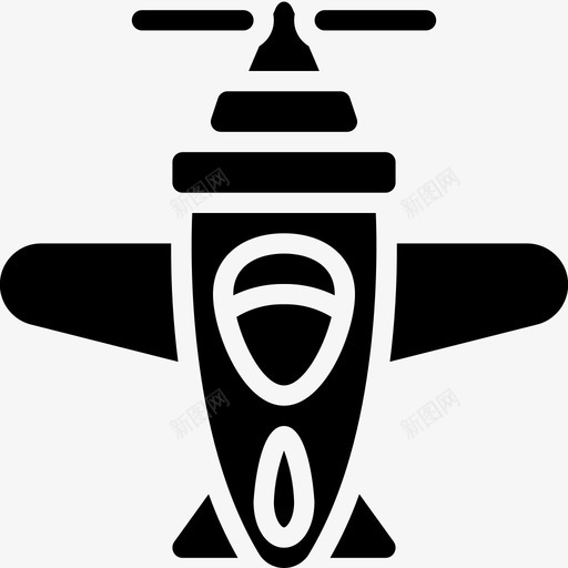 飞机航空43填充图标svg_新图网 https://ixintu.com 填充 航空 飞机