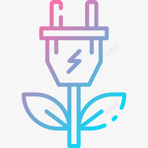 可再生能源技术97梯度图标svg_新图网 https://ixintu.com 再生 可再 技术 梯度 能源