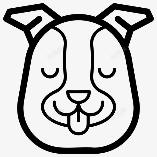熊脸熊表情表情符号图标svg_新图网 https://ixintu.com 向量 图标 情感 熊脸 熊表情 符号 表情