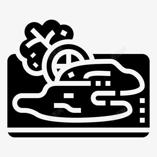水母海鲜10雕文图标svg_新图网 https://ixintu.com 水母 海鲜 雕文
