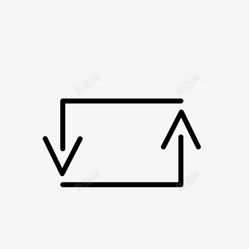 转发社交媒体推特图标svg_新图网 https://ixintu.com 媒体 推特 社交 转发
