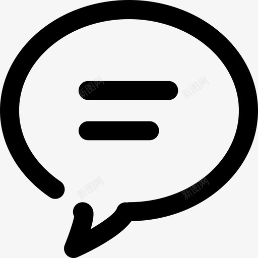 我的消息svg_新图网 https://ixintu.com 我的消息