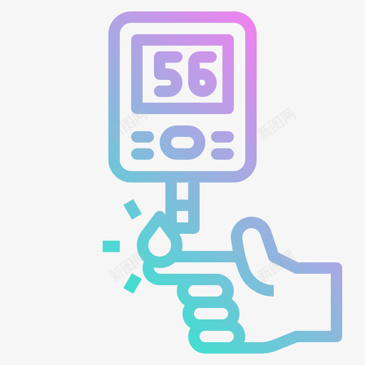 血糖仪胆固醇梯度图标svg_新图网 https://ixintu.com 梯度 胆固醇 血糖仪