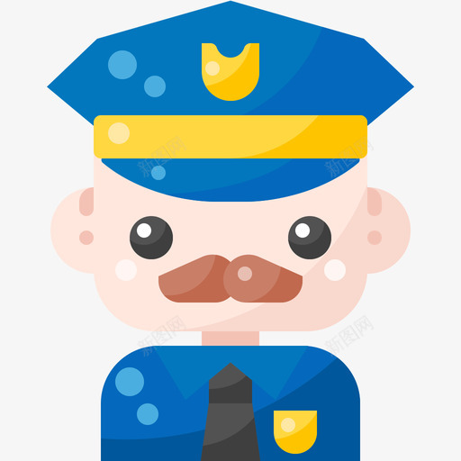 警察男专业人员1公寓图标svg_新图网 https://ixintu.com 专业人员 公寓 男警察卡通 警察