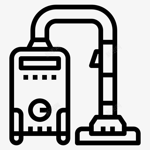 吸尘器卫生29线性图标svg_新图网 https://ixintu.com 卫生 吸尘器 线性