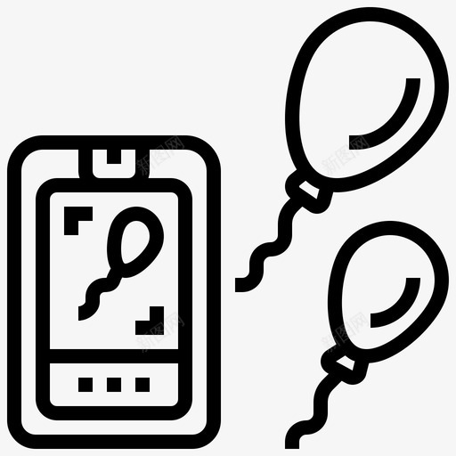 流媒体在线流媒体7线性图标svg_新图网 https://ixintu.com 在线 流媒体 线性