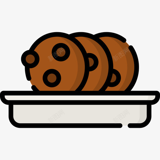 饼干圣诞食品4线性颜色图标svg_新图网 https://ixintu.com 圣诞 线性 颜色 食品 饼干