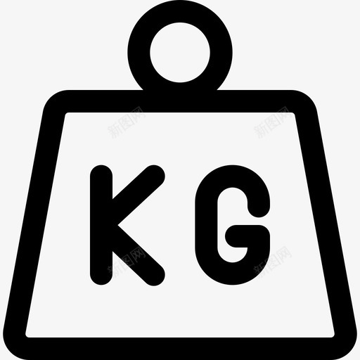 Kg仓库5直线图标svg_新图网 https://ixintu.com Kg 仓库 直线