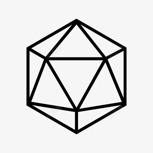 多边形几何体形状图标svg_新图网 https://ixintu.com 三角形 几何体 多边形 实体 形状