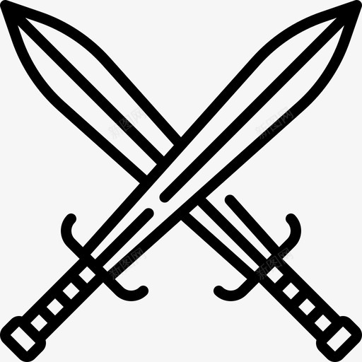 剑游戏93直线图标svg_新图网 https://ixintu.com 游戏 直线