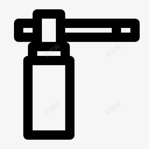 喷灯压线人工图标svg_新图网 https://ixintu.com 人工 压线 喷灯 工作 工具 施工