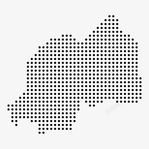 卢旺达非洲国家图标svg_新图网 https://ixintu.com 卢旺达 国家 地图 非洲