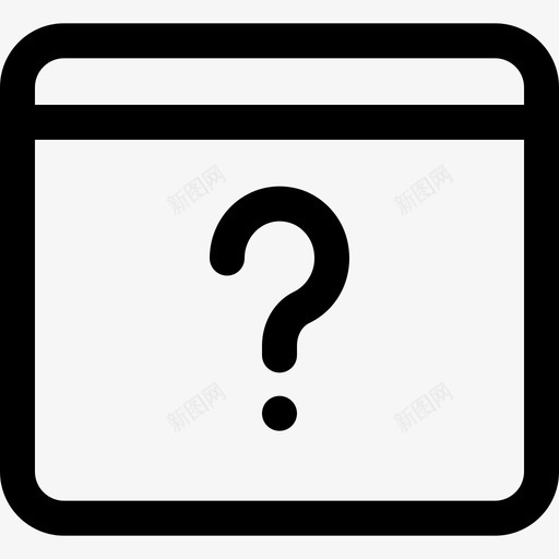 未知web应用登录页线性图标svg_新图网 https://ixintu.com web 应用 未知 登录 线性