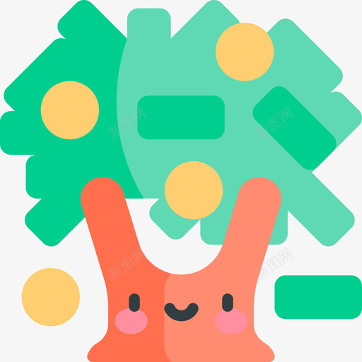 钱树创业88平淡图标svg_新图网 https://ixintu.com 创业 平淡 钱树