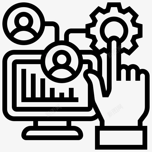 管理项目管理31线性图标svg_新图网 https://ixintu.com 管理 线性 项目管理