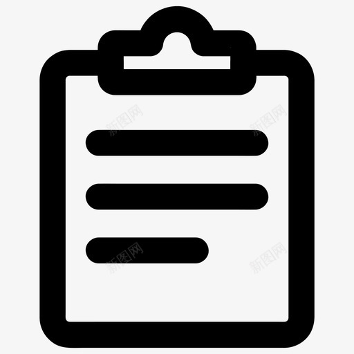剪贴板检查表库存图标svg_新图网 https://ixintu.com 业务 任务 剪贴板 大纲 库存 报告 检查表