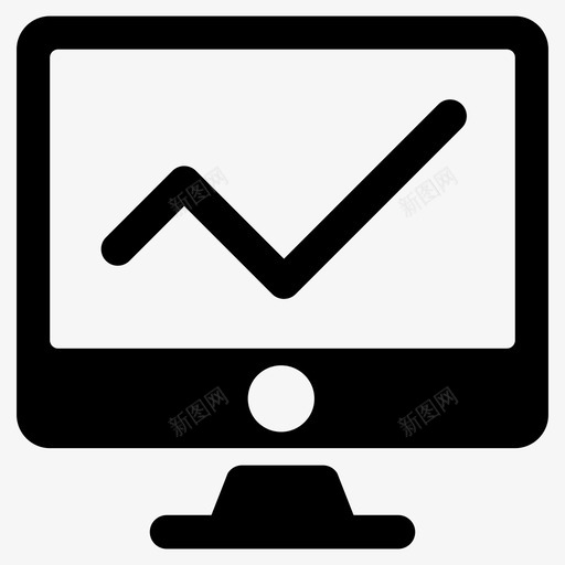 数据分析图形表示增长图表图标svg_新图网 https://ixintu.com 优化 信息 图形 图标 图表 增长 字形 搜索引擎 数据分析 统计 表示