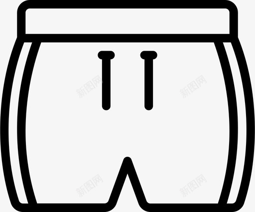 泳装时尚与服装3直线型图标svg_新图网 https://ixintu.com 时尚 服装 泳装 直线 线型