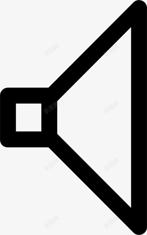 扬声器音频铃声图标svg_新图网 https://ixintu.com 声音 扬声器 铃声 音量 音频