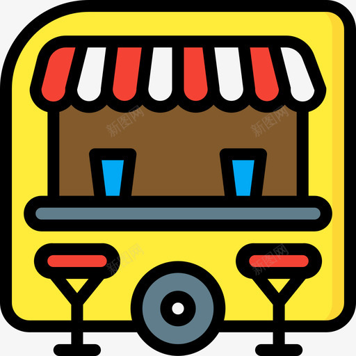 酒吧市场66线性颜色图标svg_新图网 https://ixintu.com 市场 线性 酒吧 颜色