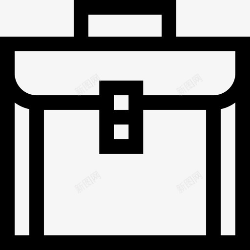 公文包商务400直线型图标svg_新图网 https://ixintu.com 公文包 商务 直线 线型