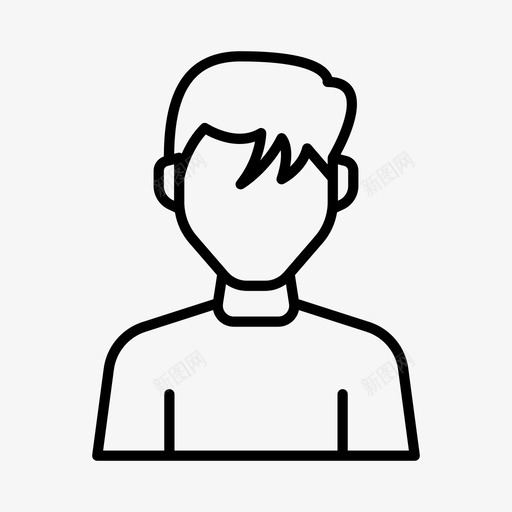 男阿凡达阿凡达男图标svg_新图网 https://ixintu.com 达男 阿凡