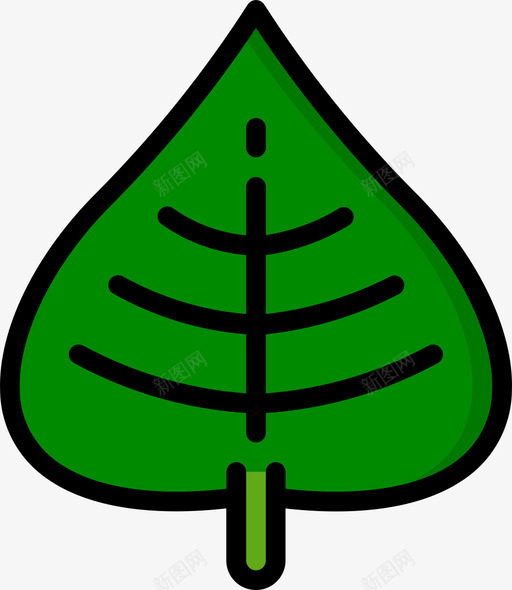 叶植株31线形颜色图标svg_新图网 https://ixintu.com 植株 线形 颜色