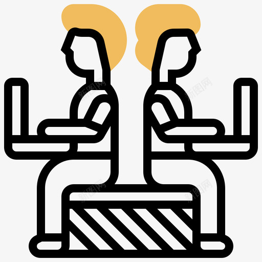 工作数码游牧民12黄色阴影图标svg_新图网 https://ixintu.com 工作 数码 游牧民 阴影 黄色