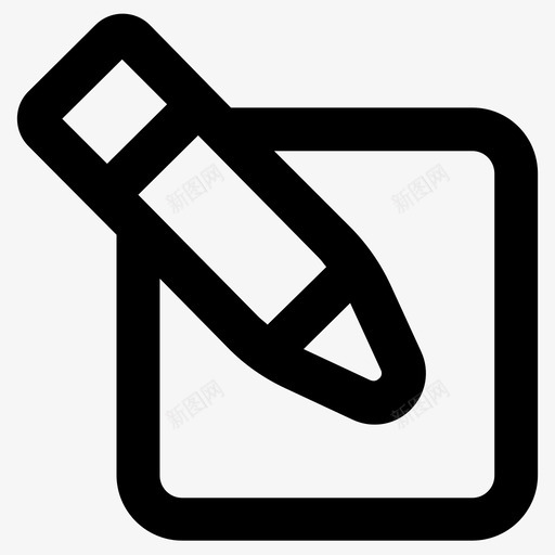 便笺便条记事本图标svg_新图网 https://ixintu.com 书写 便条 便笺 记事本 铅笔