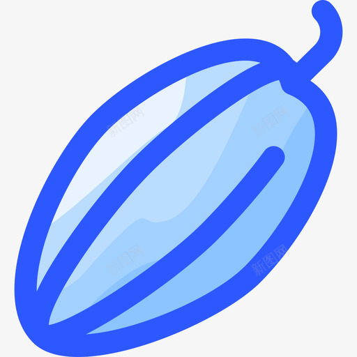 可可健康食品41蓝色图标svg_新图网 https://ixintu.com 健康食品 可可 蓝色