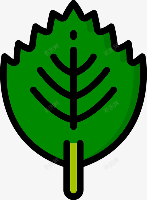 叶植株31线形颜色图标svg_新图网 https://ixintu.com 植株 线形 颜色