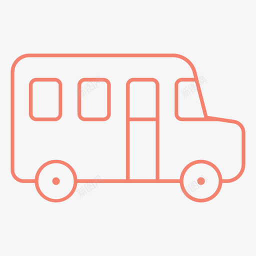 小巴小轿车货车图标svg_新图网 https://ixintu.com 交通工具 学校 客车 小巴 小轿车 货车